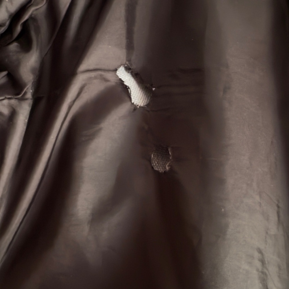 CoffeeShop Faux Black Leather Jacket with Gold Zippers - Picture 9 of 10